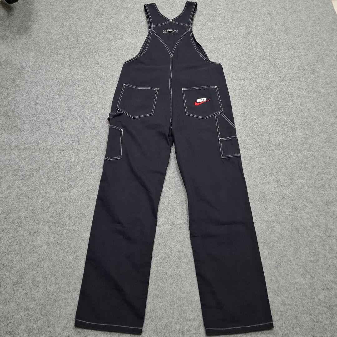 18AW Supreme NIKE Cotton Twill Overalls黒