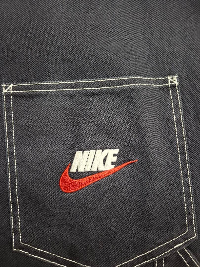 18AW Supreme NIKE Cotton Twill Overalls黒