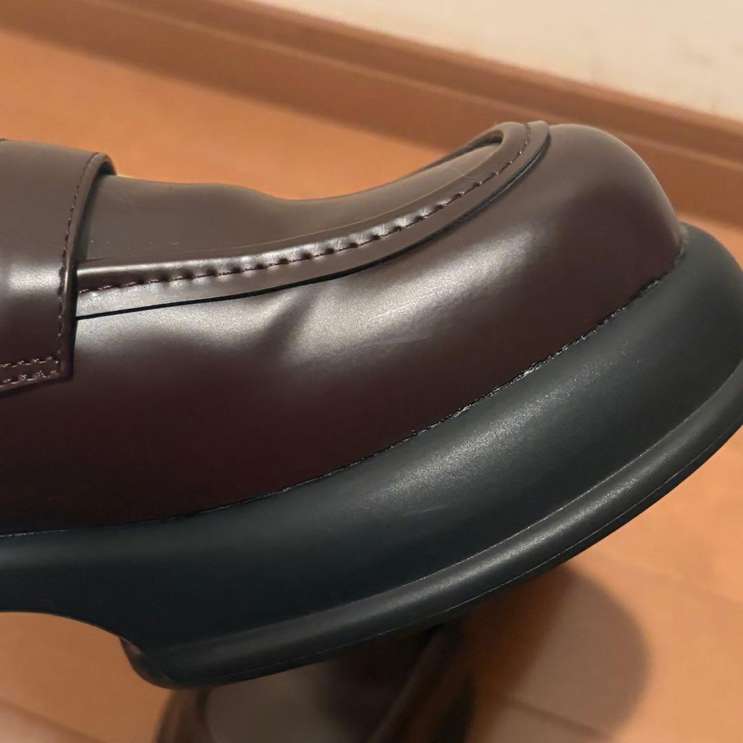 OLUN ニュアンスバックルローファー/ブラウン/Mサイズ