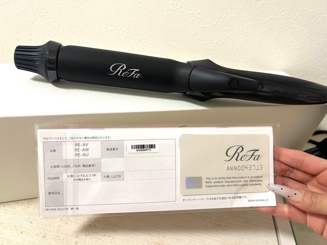 ReFa カールアイロン RE-AW ブラック32ミリ