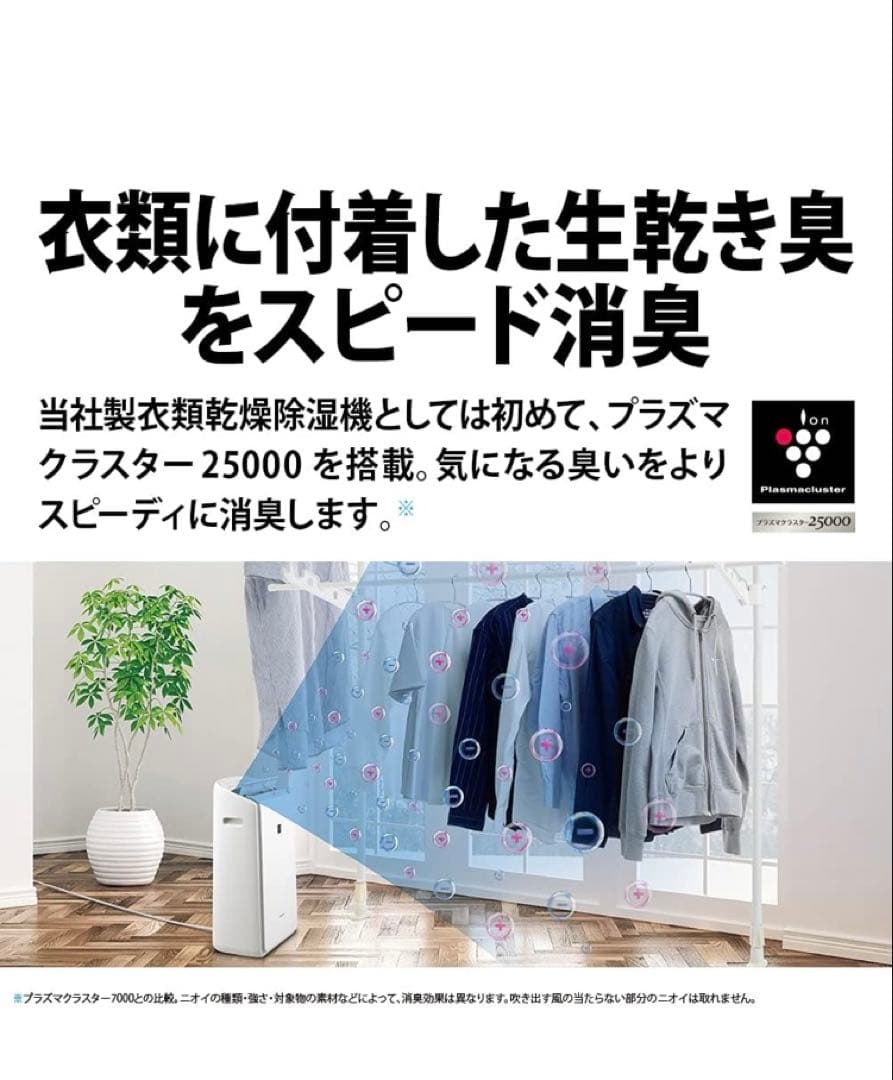 SHARP 除湿機 CV-NH140-W ホワイト