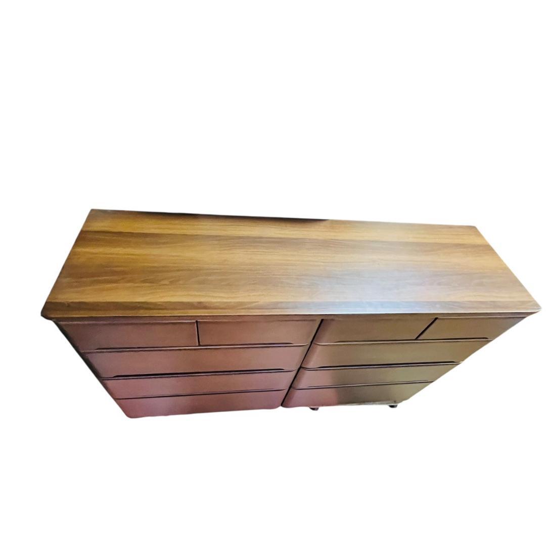 【美品】ニトリ 木製ローチェスト ダークブラウン