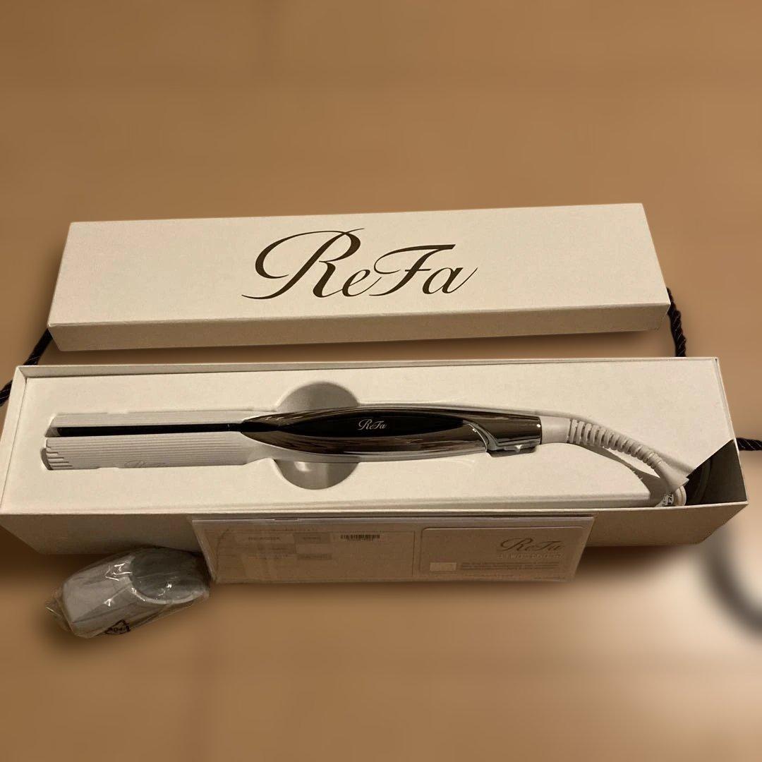 美品ReFa ストレートヘアアイロン ホワイト　リファ