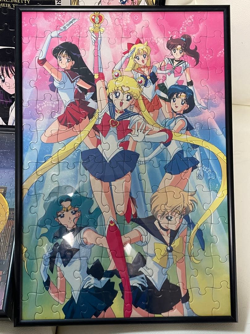 セーラームーン　 パズルセット　完成品　3つ