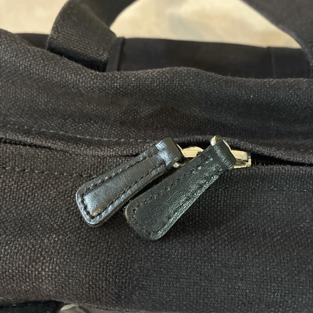 良品 ポーター ミニボストン ドラムバッグ キャンバス✕レザー 日本製