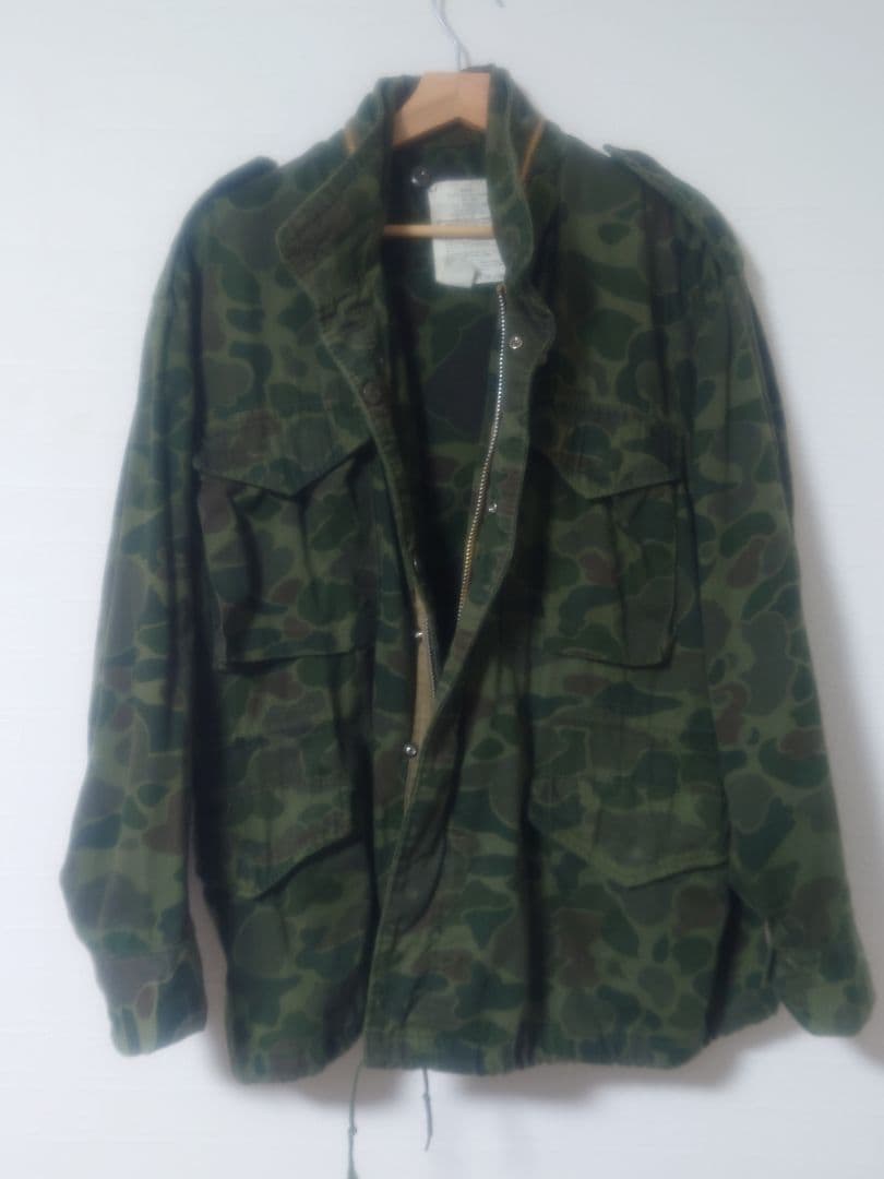 70s 80s M-65 ジャケット ベオガムカモ アルミジップ USA製