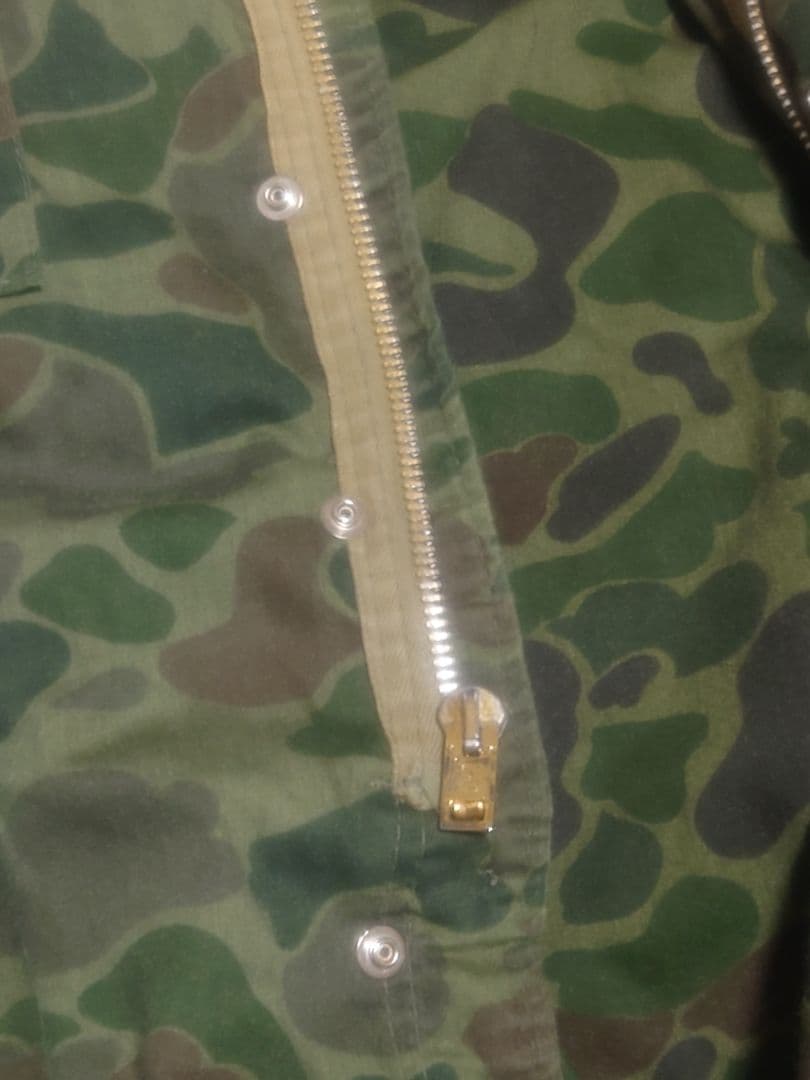 70s 80s M-65 ジャケット ベオガムカモ アルミジップ USA製