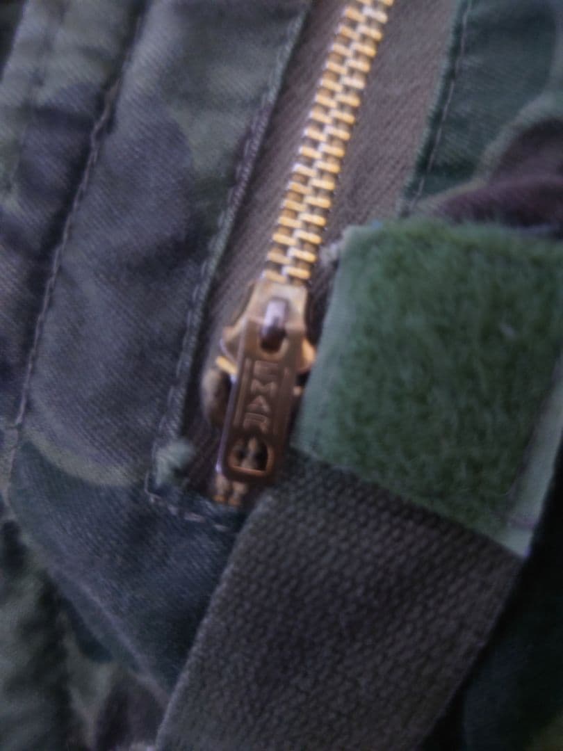 70s 80s M-65 ジャケット ベオガムカモ アルミジップ USA製