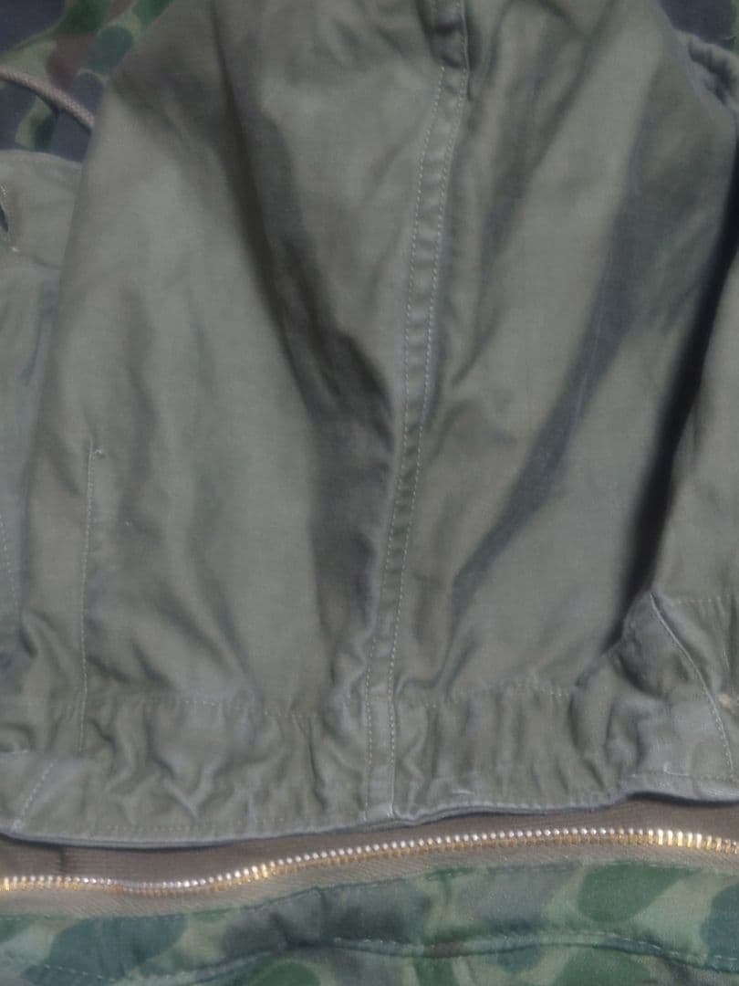 70s 80s M-65 ジャケット ベオガムカモ アルミジップ USA製