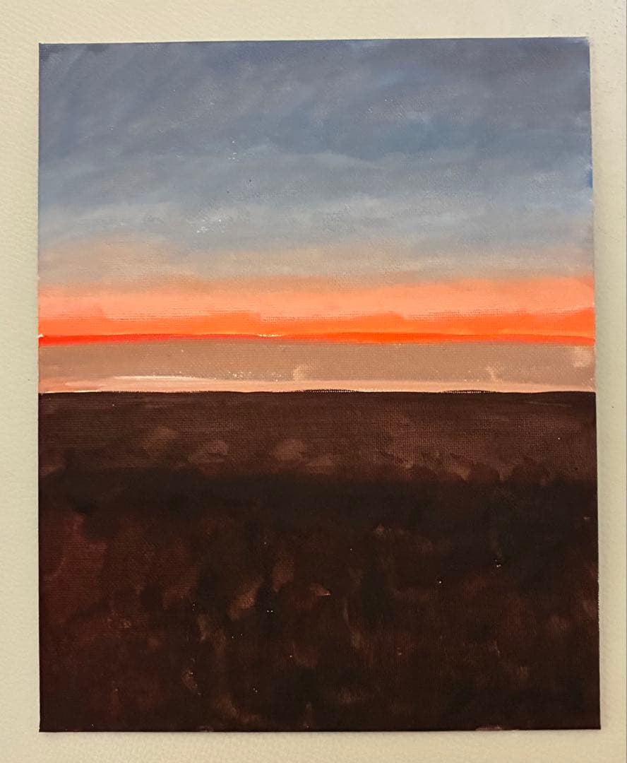 アクリル画　風景　1203