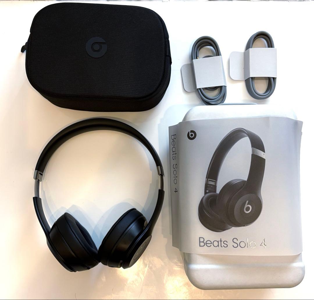 Beats Solo4 ブラック ワイヤレスヘッドホン