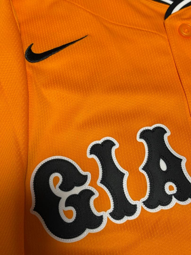 ジャイアンツ　ナイキ　橙魂　チャンピオンエンブレム　レプリカ　ユニホーム　2XL