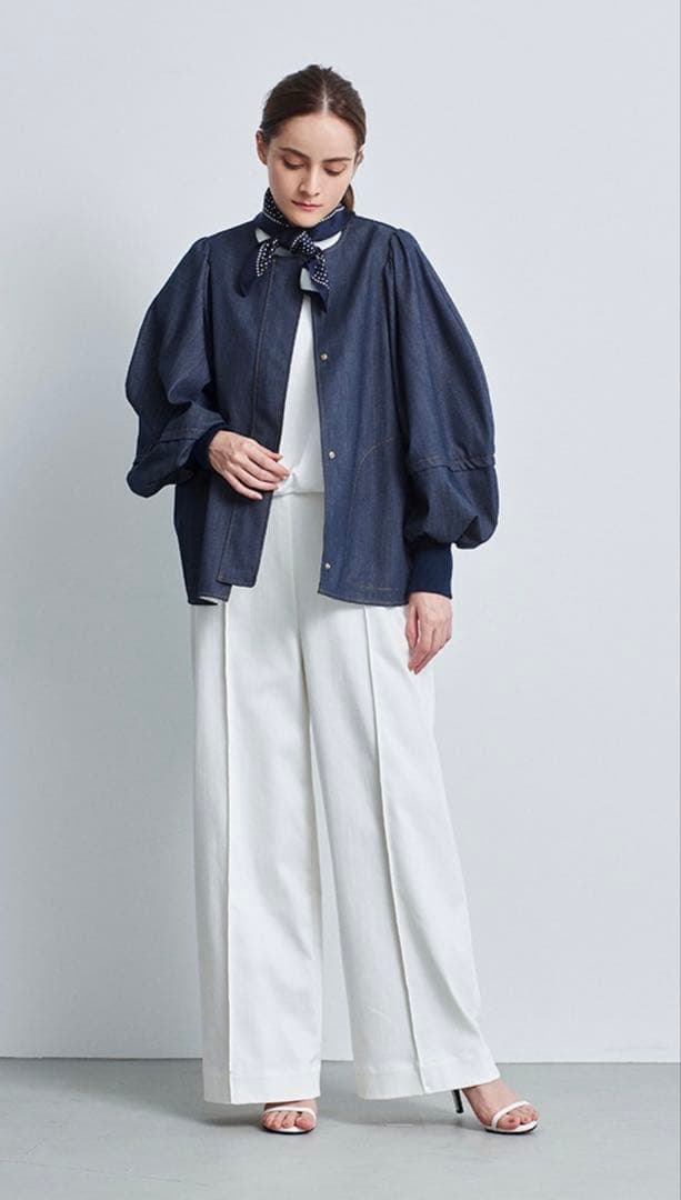 yori バルーンスリーブデニムジャケット