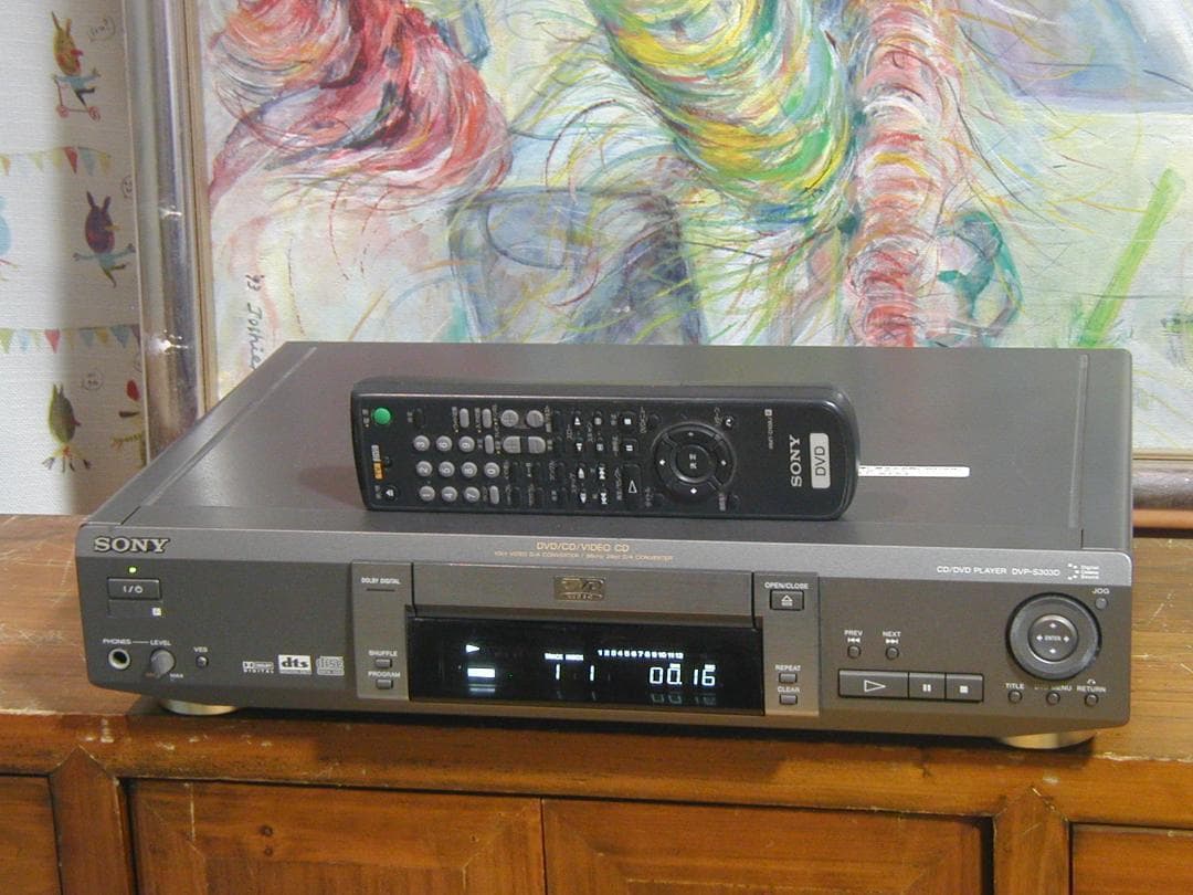 ★SONY、DVP-S303D、DVD.CDプレーヤー定価60000円　動作良好