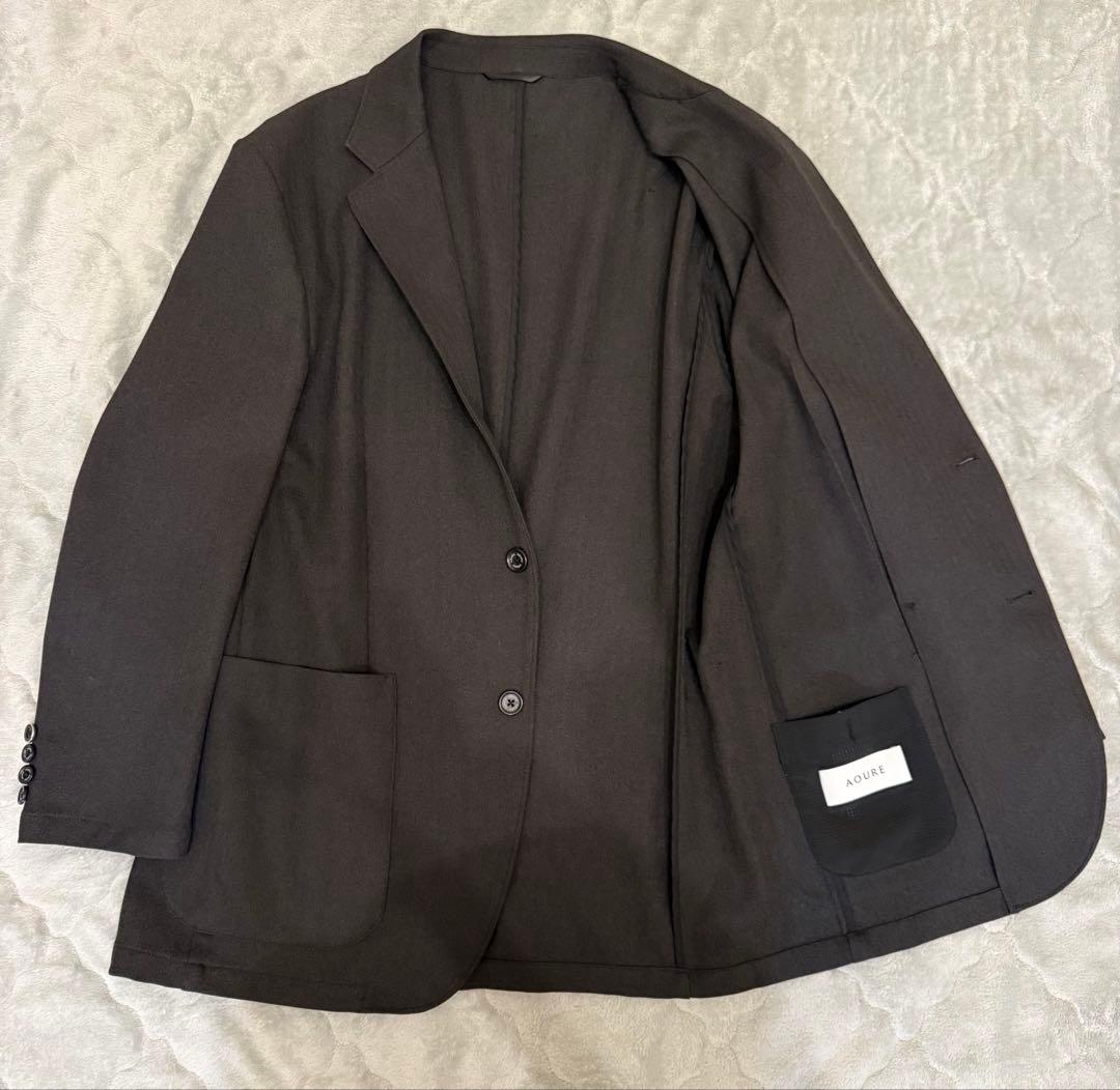 【極美品】　AOURE アウール　セットアップ　上下セット　チャコールグレー