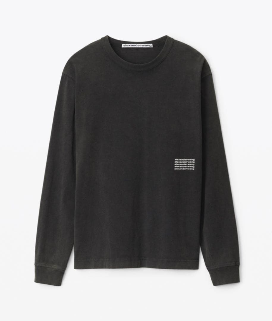 alexanderwang ダークグレー 長袖Tシャツ