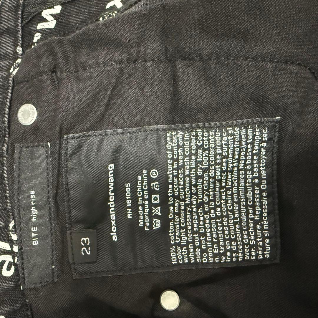 【正規品】alexanderwang ロゴプリント ショートパンツ 23サイズ