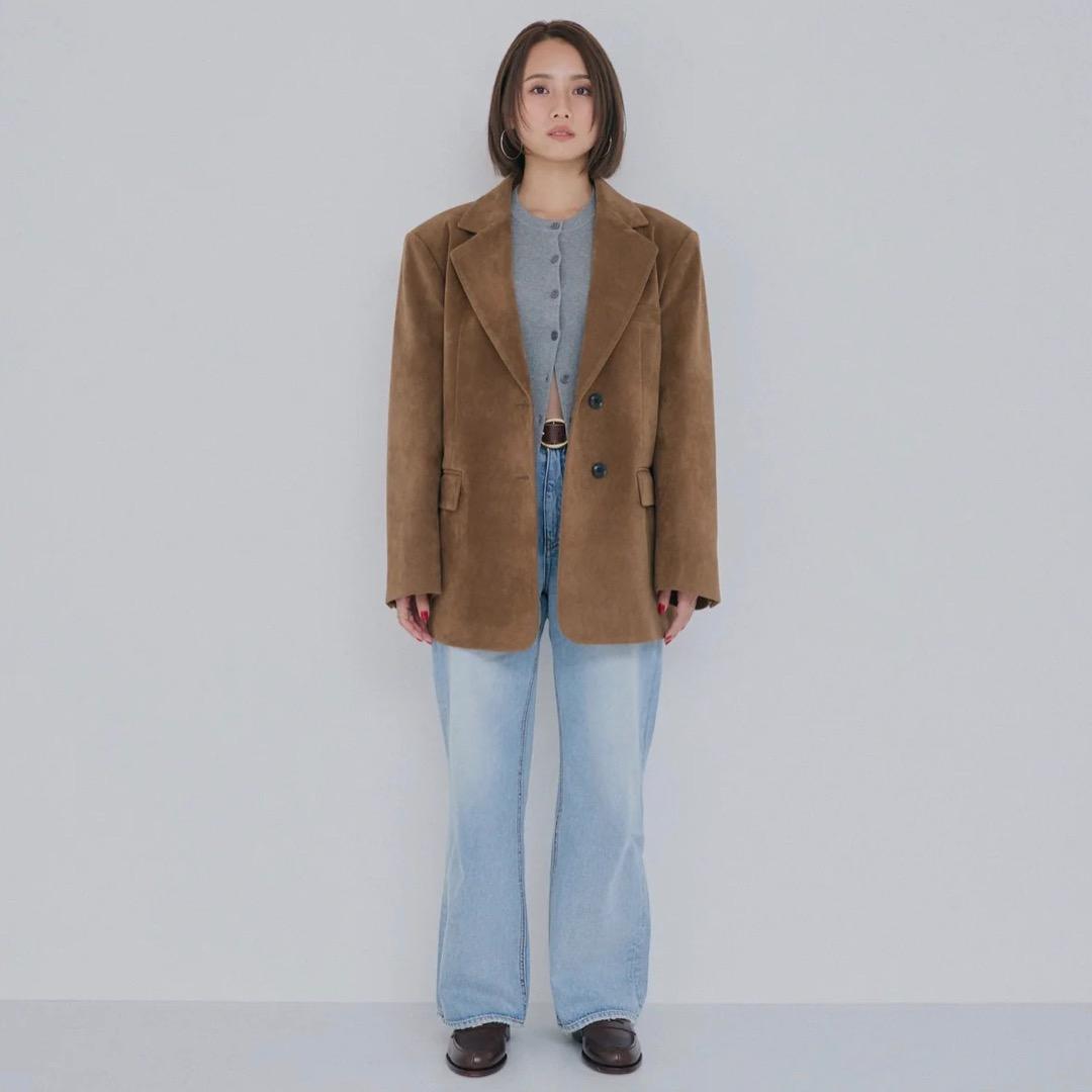 美品 SeaRoomlynn collab スエードライクオーバージャケット M