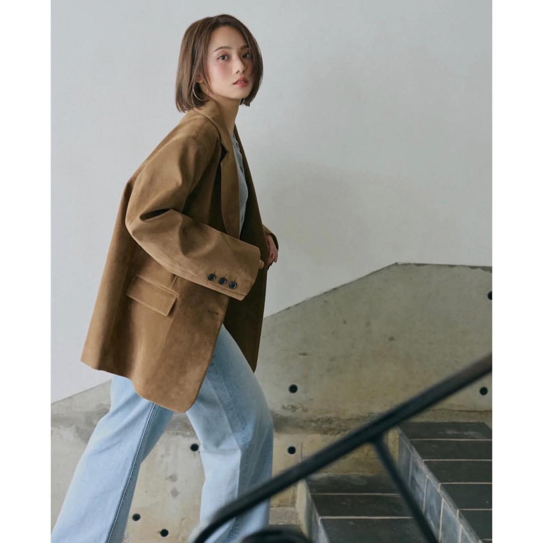 美品 SeaRoomlynn collab スエードライクオーバージャケット M