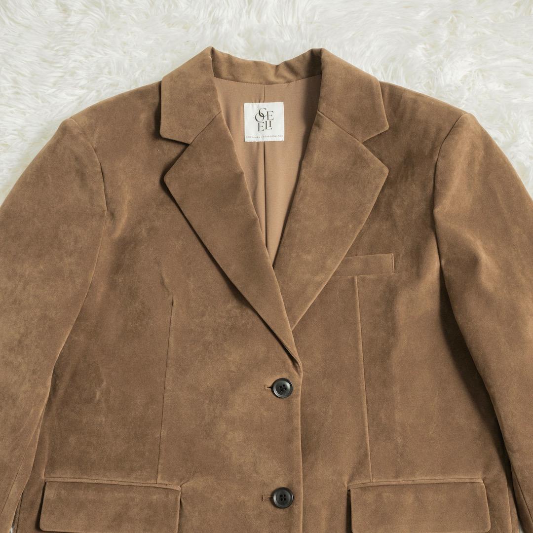 美品 SeaRoomlynn collab スエードライクオーバージャケット M