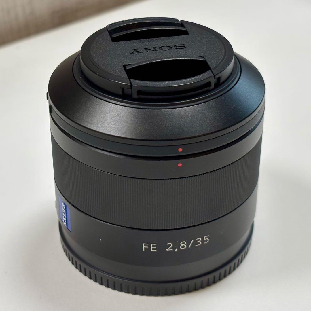 SONY SEL35F28Z レンズフィルター付き