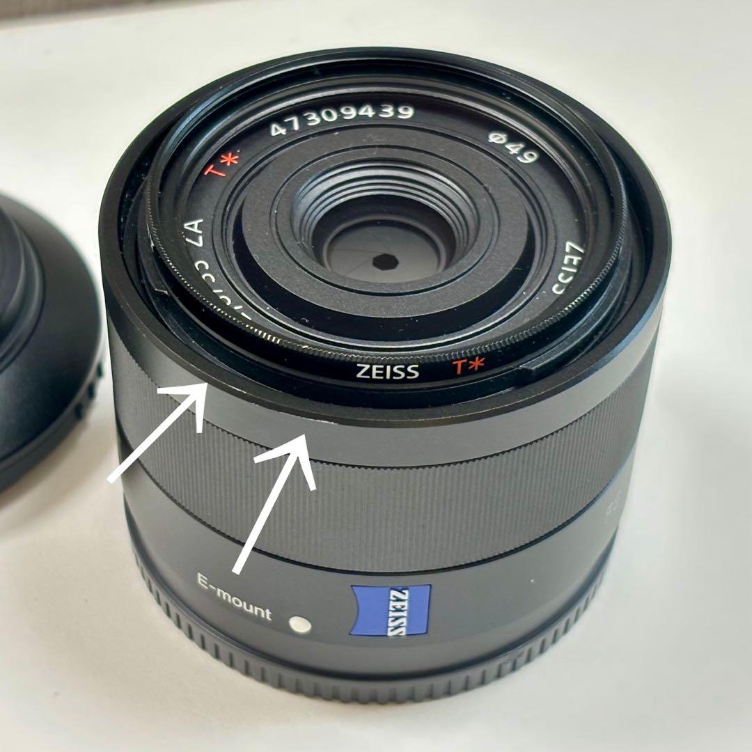 SONY SEL35F28Z レンズフィルター付き