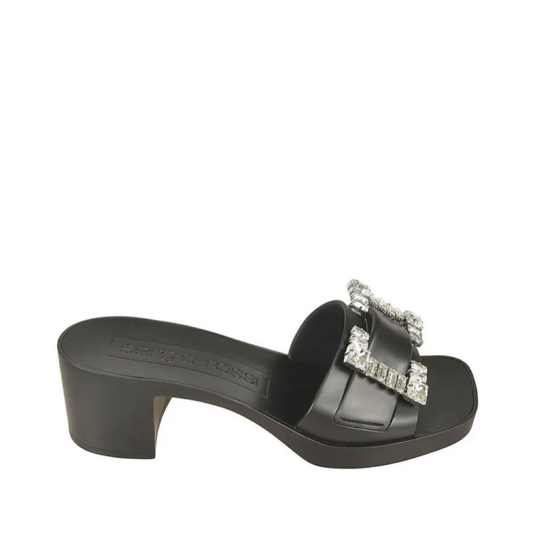 Sergio Rossi セルジオロッシ　ビジューサンダル　37サイズ