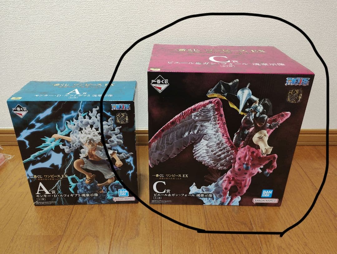 一番くじ ワンピース　C賞 ピエール＆ガン・フォール 魂豪示像 　新品未開封