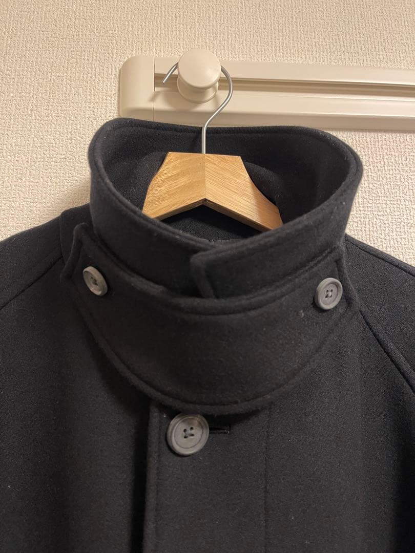 メゾンスペシャル super170's ウールプライムオーバーステンカラーコート