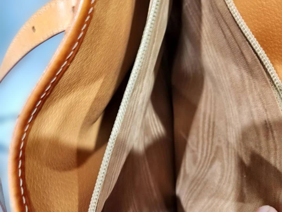 ポリゴン柄ブラウン・トートバッグ