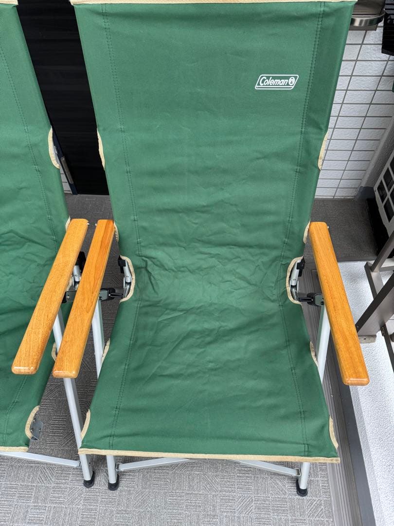 コールマン レイチェア グリーン 2脚セット エコメル便発送のみ