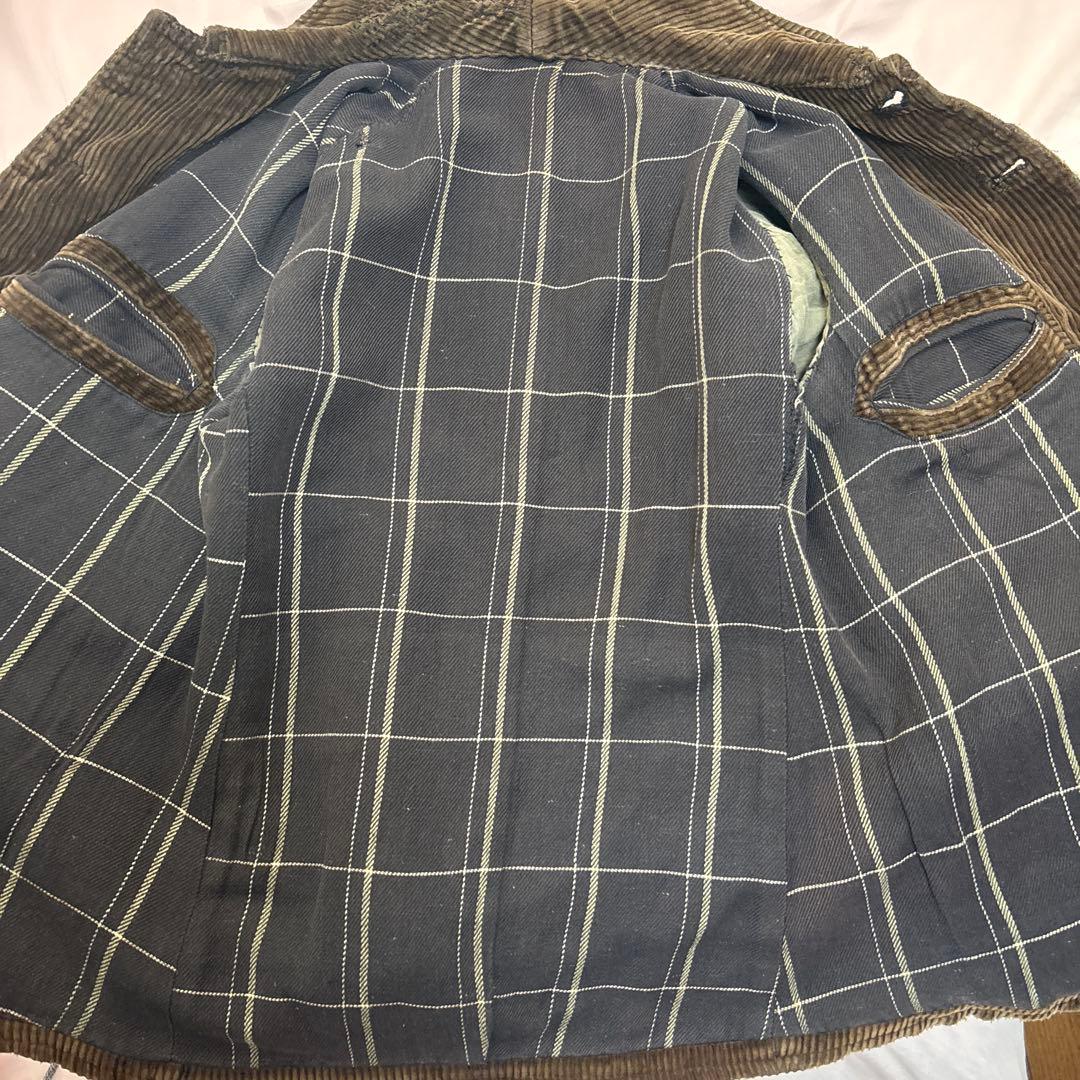 40s ビンテージフレンチダミアンコーデュロイジャケット