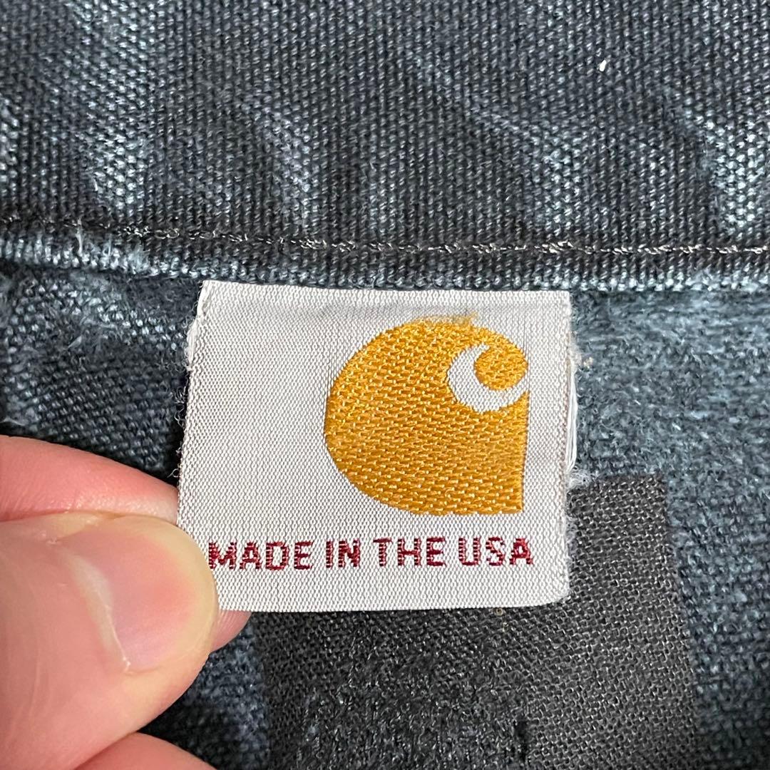 carhartt ダブルニー ブラック アメリカ製 W34L29.5