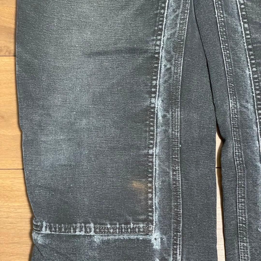 carhartt ダブルニー ブラック アメリカ製 W34L29.5