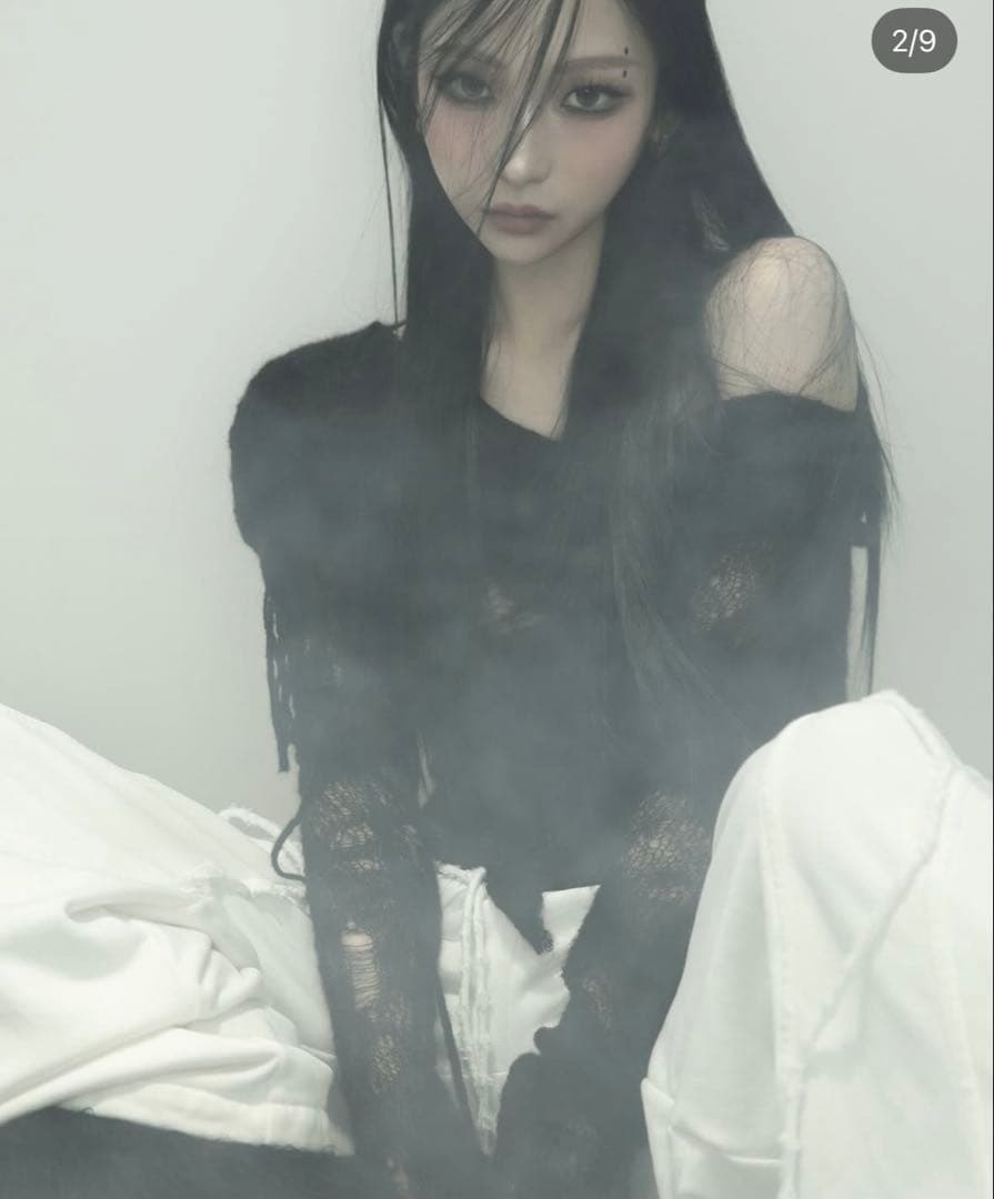 トップス theredtghread S knit fit top cocoon