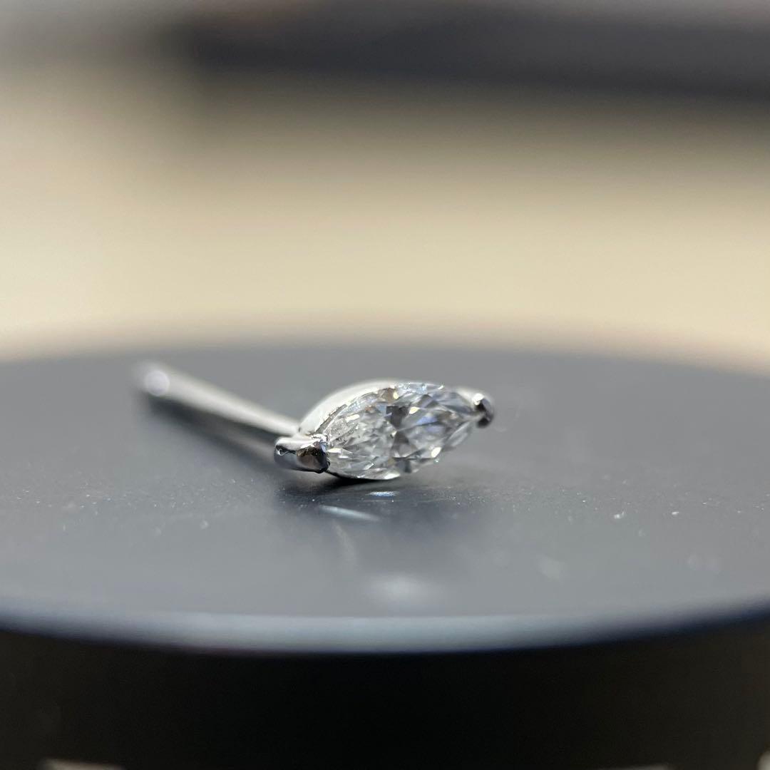 新品！ Pt900 D0.10ct マーキスダイヤモンド セカンド