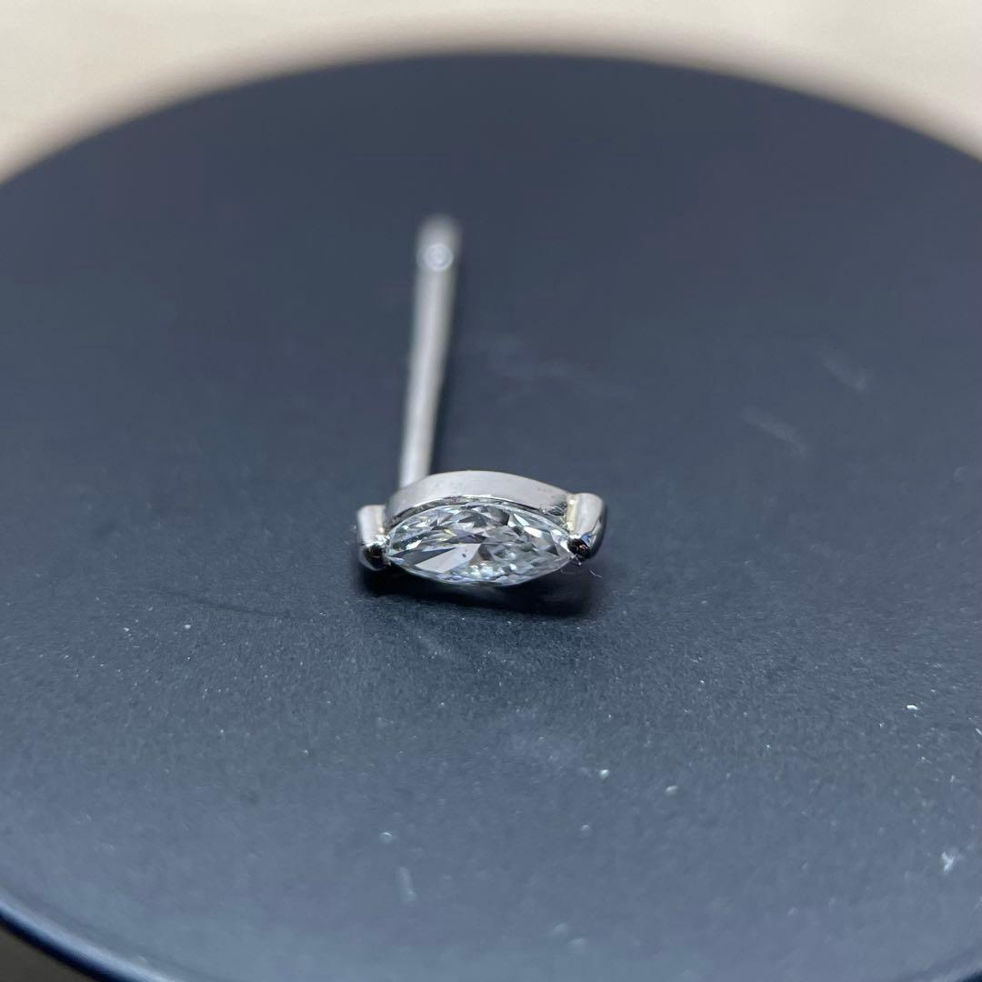 新品！ Pt900 D0.10ct マーキスダイヤモンド セカンド