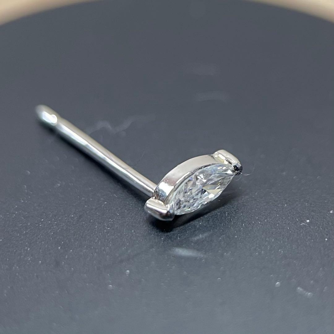 新品！ Pt900 D0.10ct マーキスダイヤモンド セカンド