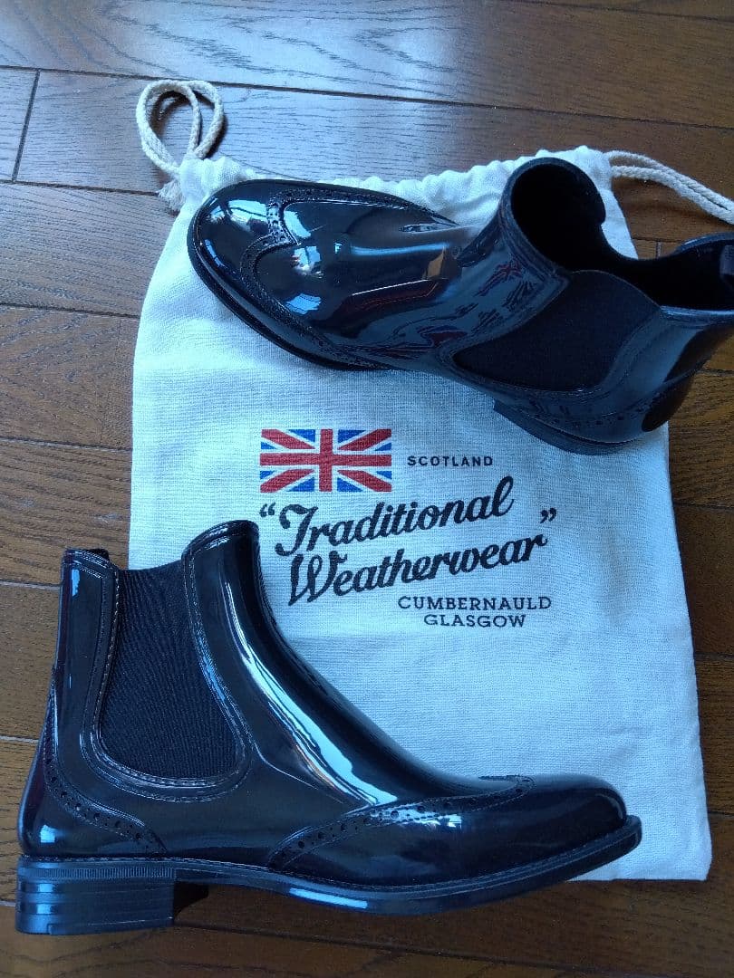 traditional weatherwearレインシューズ サイドゴア