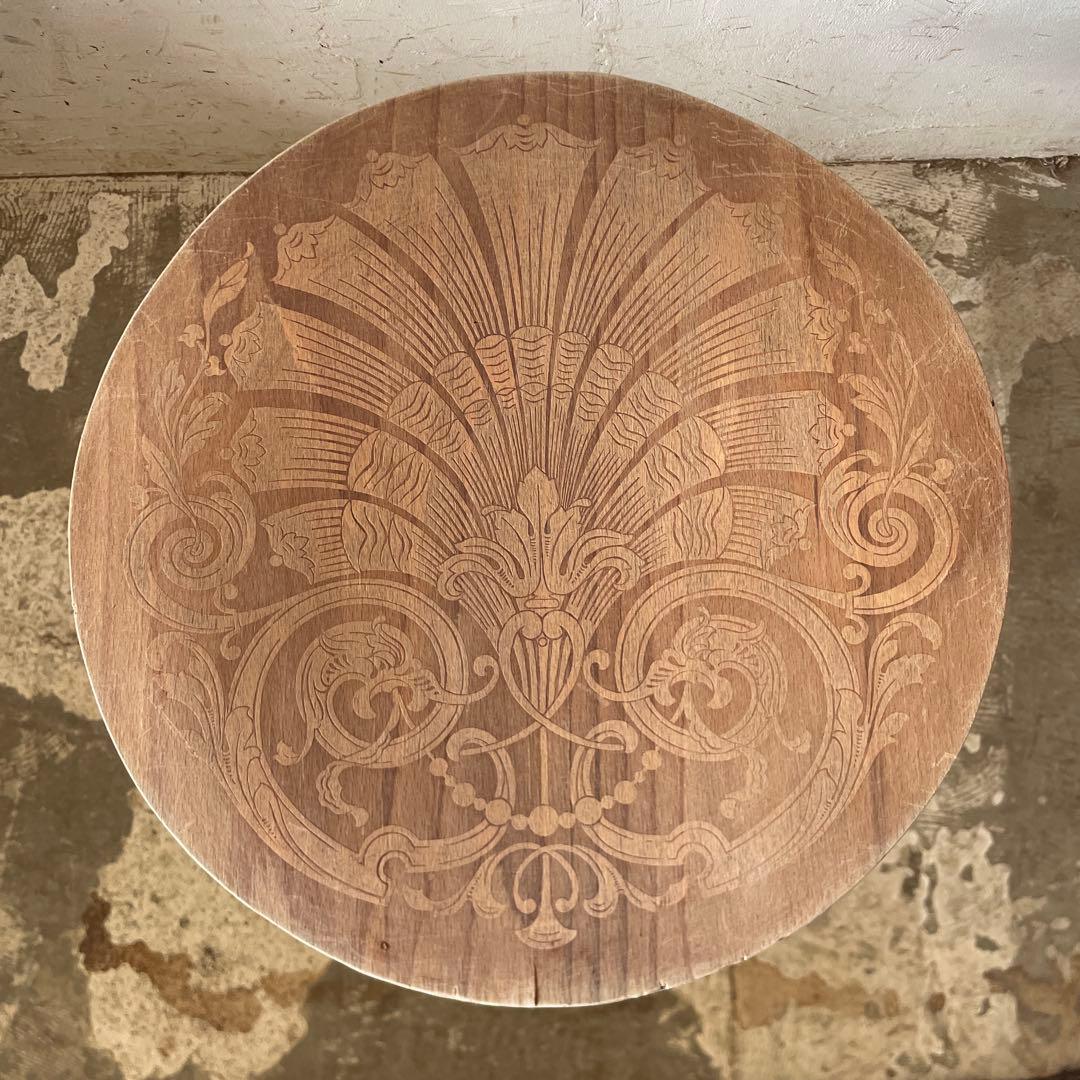 ビンテージ　　ベントウッドスツール　　剥離