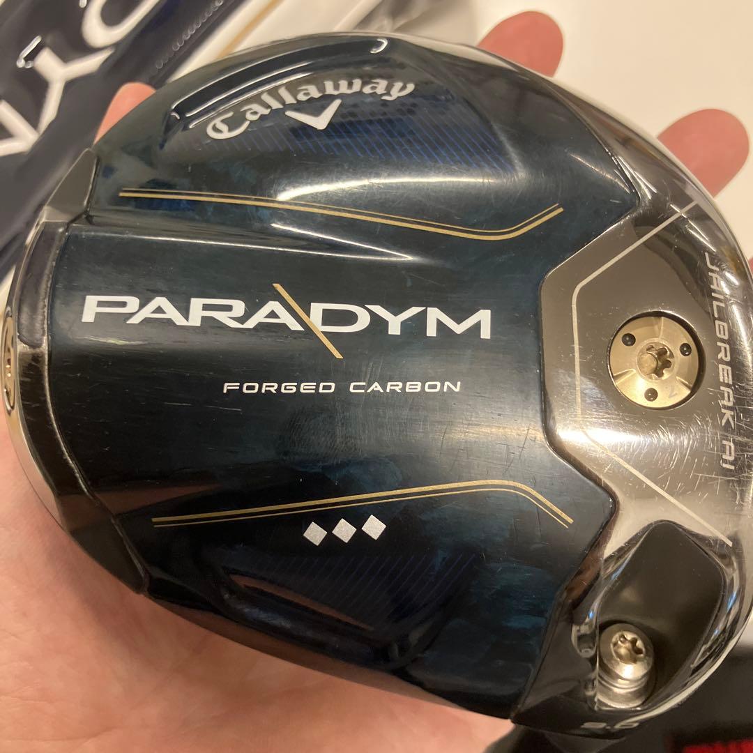 ア*ン様 元祖パラダイムトリプルダイヤ9度ヘッドのみ美品カバー付き