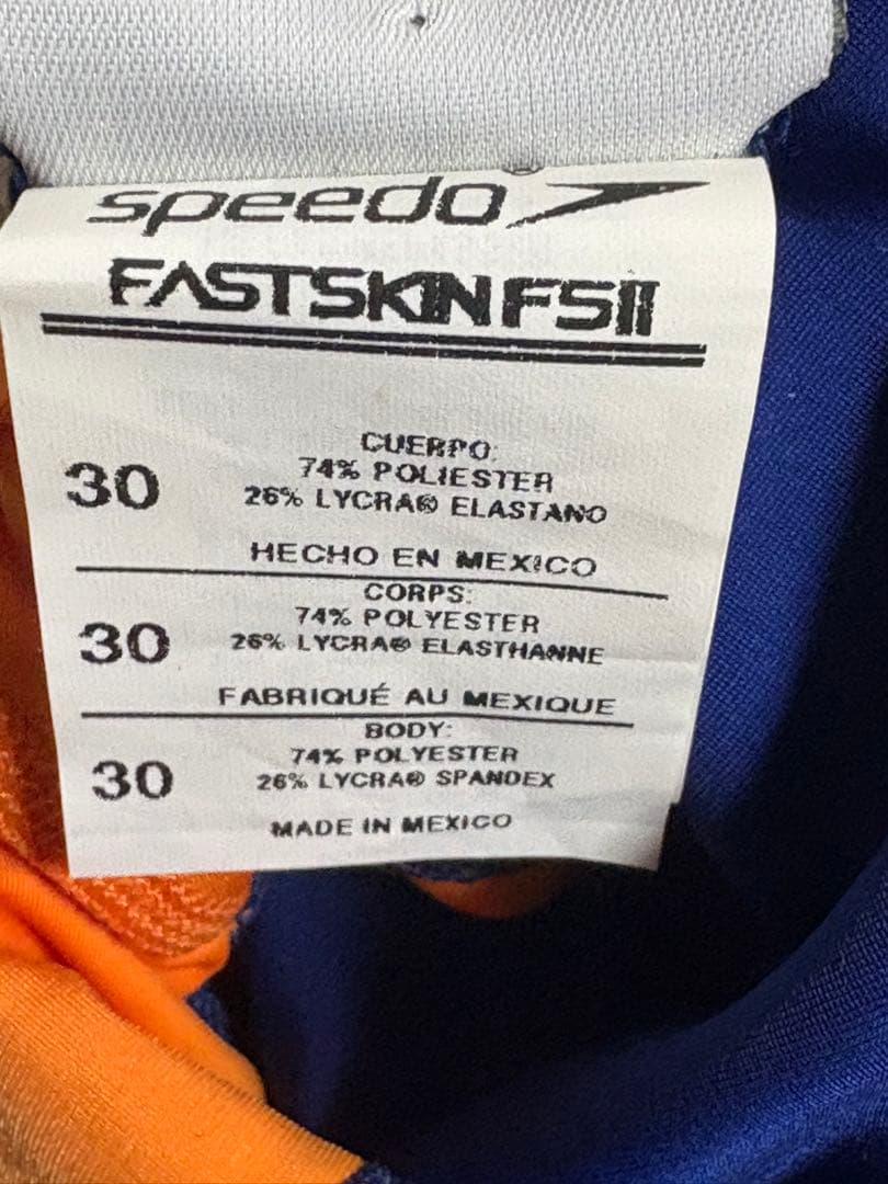 未使用 Speedo 競泳水着 FASTSKIN FSII ハイカット ハイレグ