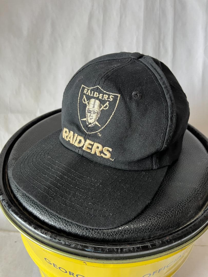 90’sビンテージ RAIDERS レイダース スターター製 キャップ 帽子 黒