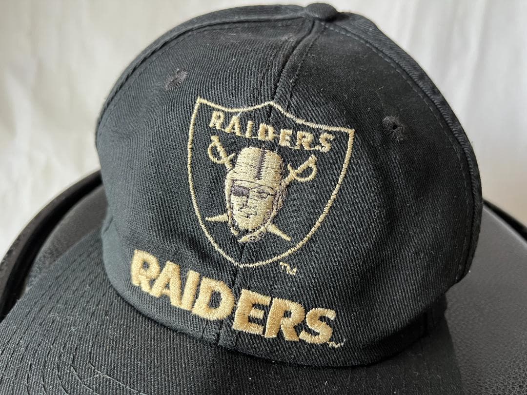 90’sビンテージ RAIDERS レイダース スターター製 キャップ 帽子 黒