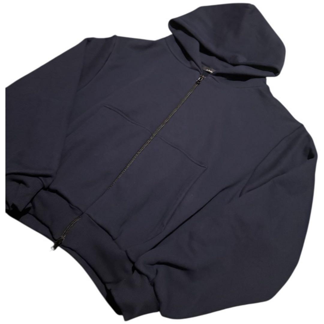 新品　ステッカー付き　Ans Dotsloevner ジップパーカー ネイビー