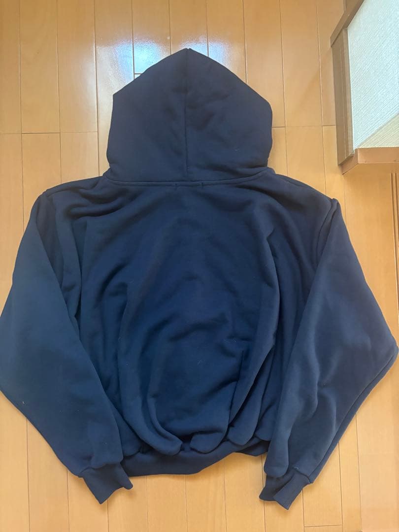 新品　ステッカー付き　Ans Dotsloevner ジップパーカー ネイビー