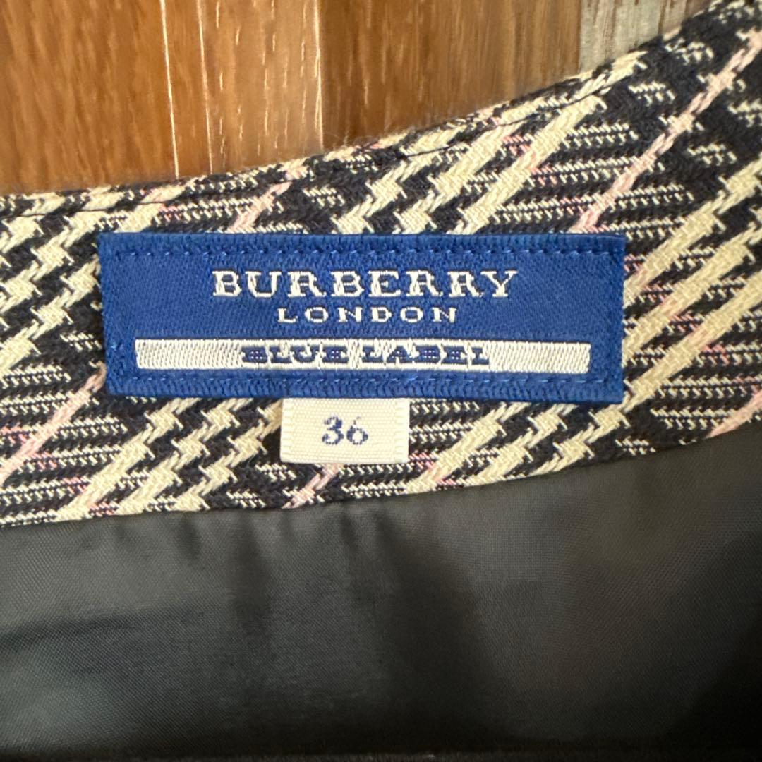 BURBERRY ブルーレーベル 半袖ミニワンピース 36