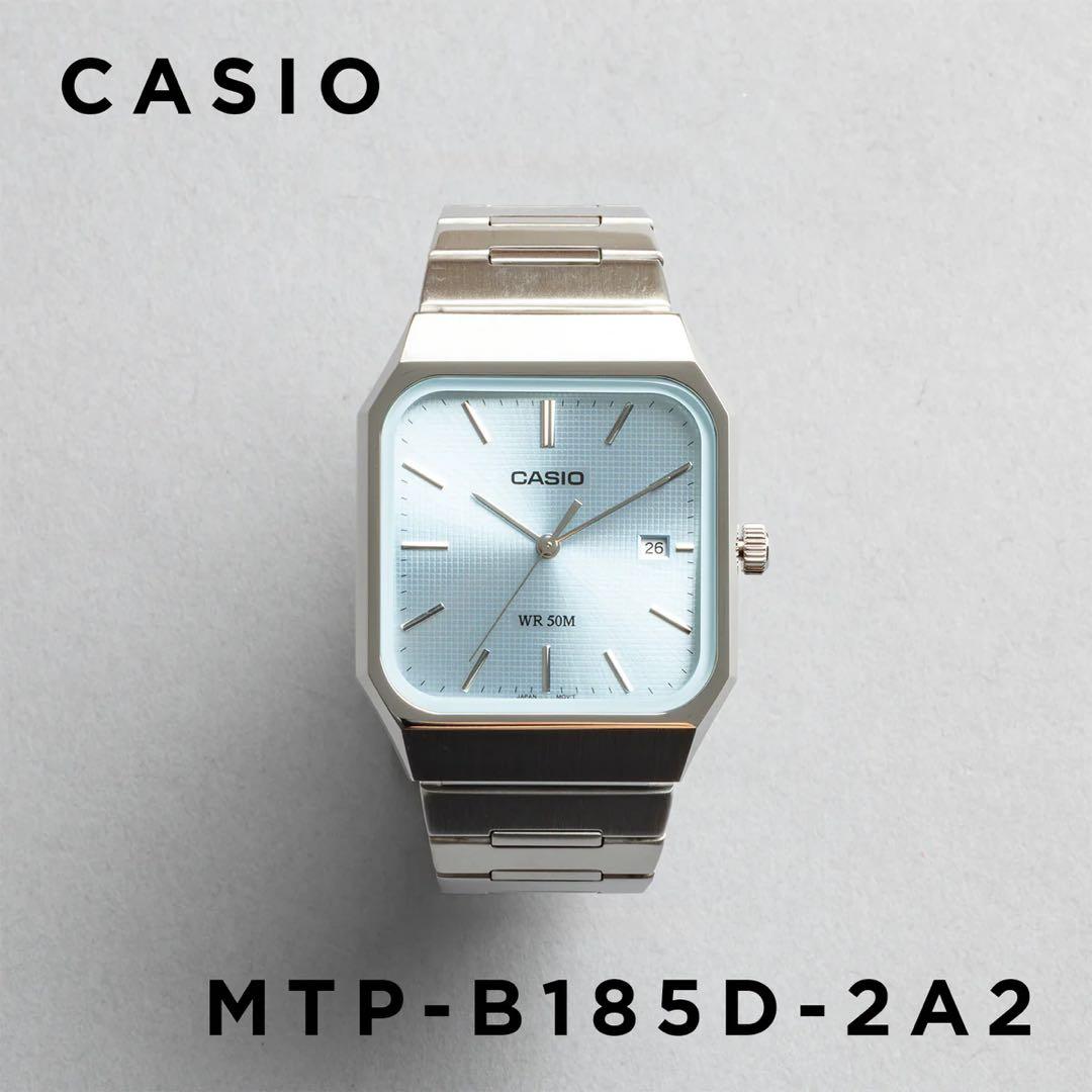 【未使用】【傷あり】CASIO カシオ MTP-B185D 2A2 アイスブルー