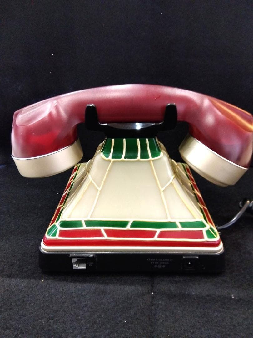 コカコーラ ステンドグラス調 ビンテージ Coca-Cola 電話機