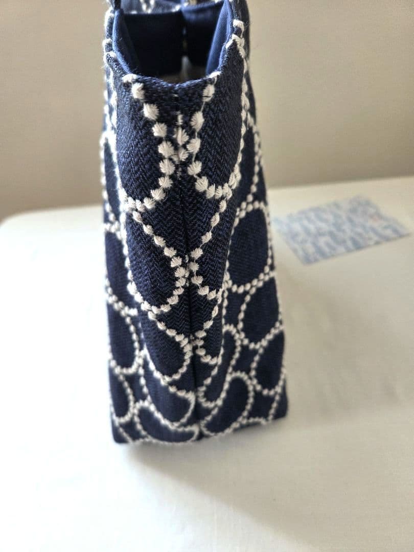 タンバリン　ネイビー■ミナペルホネン トートバッグ